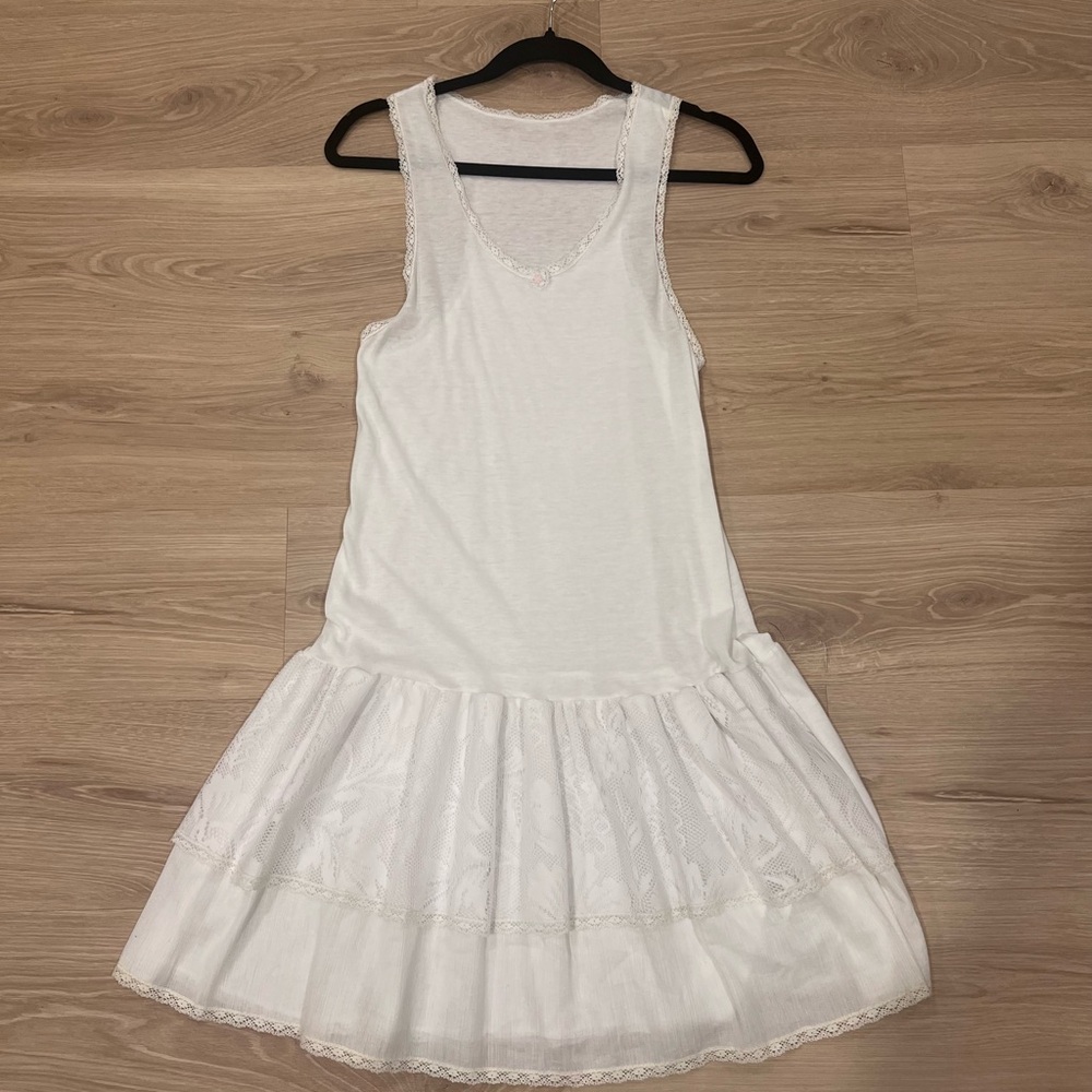 Vintage lace drop waist dress